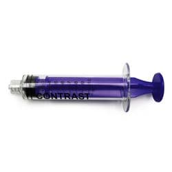 10 ml, Purple, PC (Polycarbonate), Male Luer Lock, Contrast