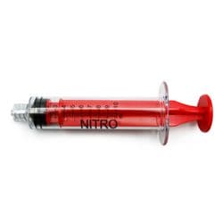 10 ml, Red, PC (Polycarbonate), Male Luer Lock, Nitro