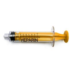 10 ml, Yellow, PC (Polycarbonate), Male Luer Lock, Heparin