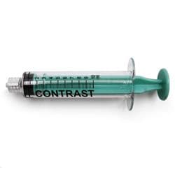 10 ml, Light Green, PC (Polycarbonate), Male Luer Lock, Contrast