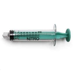 10 ml, Light Green, PC (Polycarbonate), Male Luer Lock, Nitro