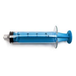 20 ml, Blue, PC (Polycarbonate), Male Luer Lock