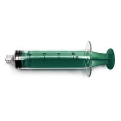 20 ml, Dark Green, PC (Polycarbonate), Male Luer Lock