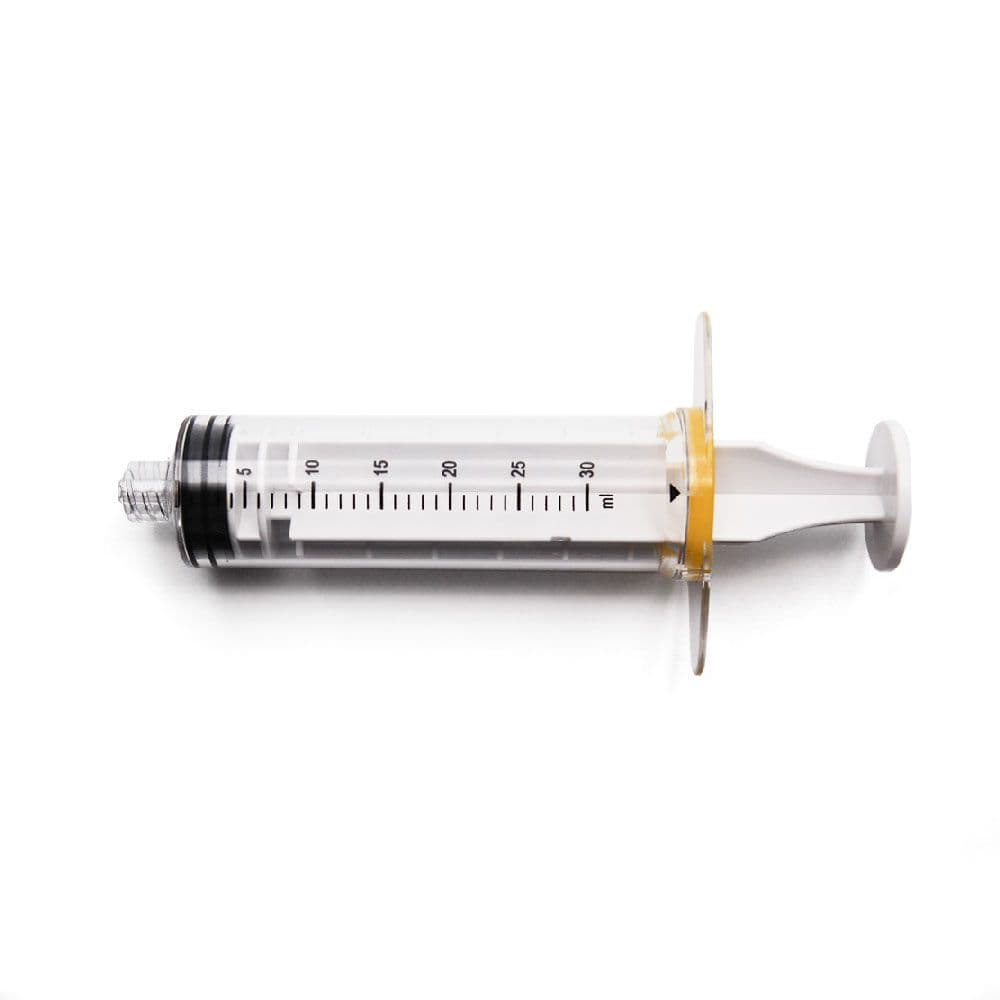 Vacuum Syringe with Yellow Lock Ring