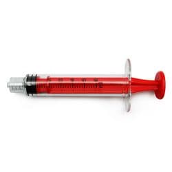 6 ml, Red, PC (Polycarbonate), Male Luer Lock