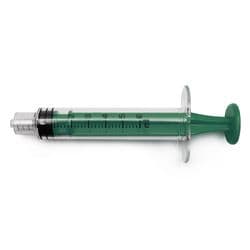 6 ml, Dark Green, PC (Polycarbonate), Male Luer Lock