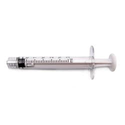 3 ml, White, PC (Polycarbonate), Male Luer Lock