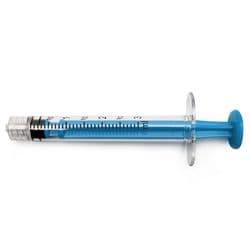 3 ml, Blue, PC (Polycarbonate), Male Luer Lock