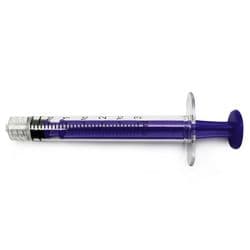 3 ml, Purple, PC (Polycarbonate), Male Luer Lock