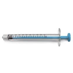 1 ml, Blue, PC (Polycarbonate), Male Luer Lock