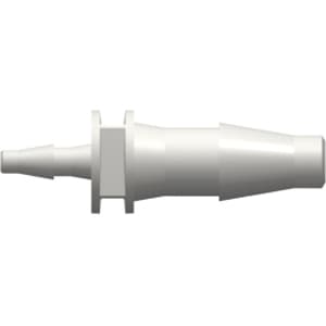 Gerades Reduzierstück, Classic Series Schlauchtülle 4,0mm (5/32") ID zu Classic Series Schlauchtülle 1,6mm (1/16") ID, PA (Polyamide) Weiß