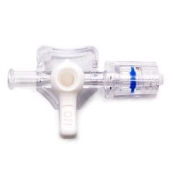 Female / Male Rotating, ON Handle, White, 1.200psi, PC (Polycarbonate), Clear, without Caps