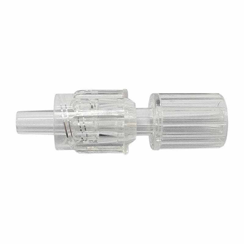 Hochdruck-Drehadapter, Gerade, Luer Männlich - Drehbarer Adapter zu OD, PC (Polycarbonate), für PVC-Schläuche
