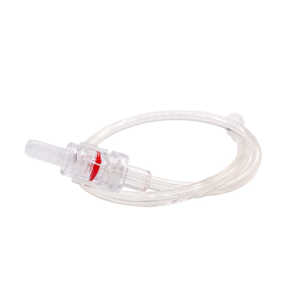 High Pressure Line 50cm, PVC DEHP free, 1200 psi (83 bar), FLL/RA, with caps, bns