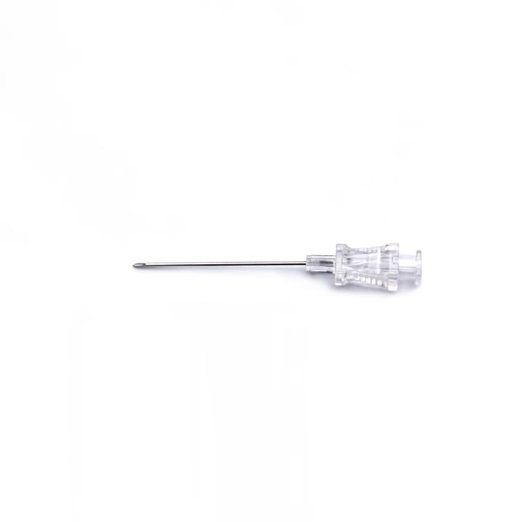 Seldinger-Nadel, G21 x 4cm (1.6"), Transparent, Ohne Flügel