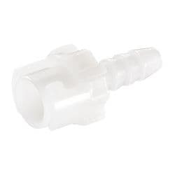 Female Quarter Turn - 10 Series to  3,2mm (1/8") Tube Connection, Straight, Acetal, Open-Flow