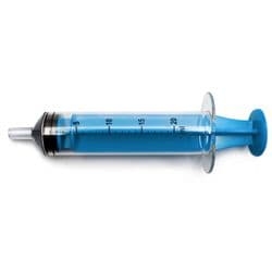 20 ml, Blue, PC (Polycarbonate), Male Luer Slip