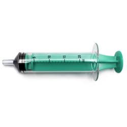 20 ml, Light Green, PC (Polycarbonate), Male Luer Slip