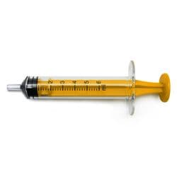 6 ml, Yellow, PC (Polycarbonate), Male Luer Slip