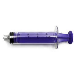 20 ml, Purple, Tritan (Copolyester) - BPA free, Male Luer Lock