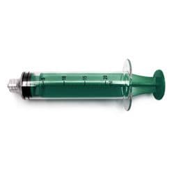 20 ml, Dark Green, Tritan (Copolyester) - BPA free, Male Luer Lock