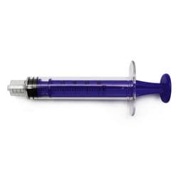 6 ml, Purple, Tritan (Copolyester) - BPA free, Male Luer Lock