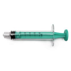 6 ml, Green, Tritan (Copolyester) - BPA free, Male Luer Lock