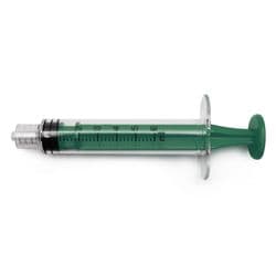 6 ml, Dark Green, Tritan (Copolyester) - BPA free, Male Luer Lock