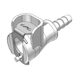 Female Thumb Latch - PMC/MC Series to  4,8mm (3/16") Tube Connection, Straight, Acetal, Shut-Off