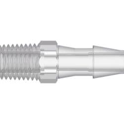 Straight, Male NPT Thread 1/16"-27 to Tube Connection 4,8 mm (3/16")