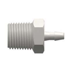 Straight, Male NPT Thread 1/8"-27 to Tube Connection 4,8 mm (3/16")