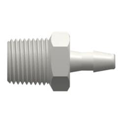 Straight, Male NPT Thread 1/8"-27 to Tube Connection 3,2 mm(1/8")