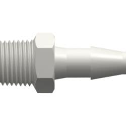 Straight, Male NPT Thread 1/8"-27 to Tube Connection 4,8 mm (3/16")