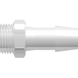 Straight, Male NPT Thread 1/8"-27 to Tube Connection 6,4 mm(1/4")