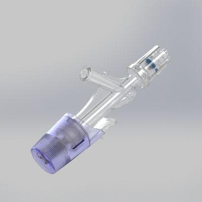 Y-Click PTCA Konnektor w/19.5cm DEHP-frei extension + 3way stopcock, lose unsteril