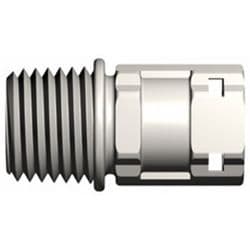 Female Quarter Turn - Collection 4 to  1/4" Male NPT Thread , Straight, PA (Polyamide), Triggering Open-Flow