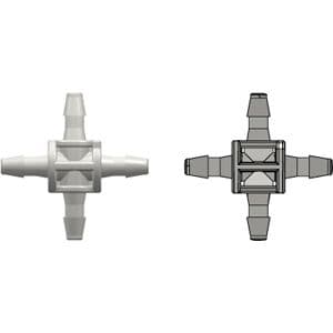 Cross Style Tube Fitting (4 Ports)