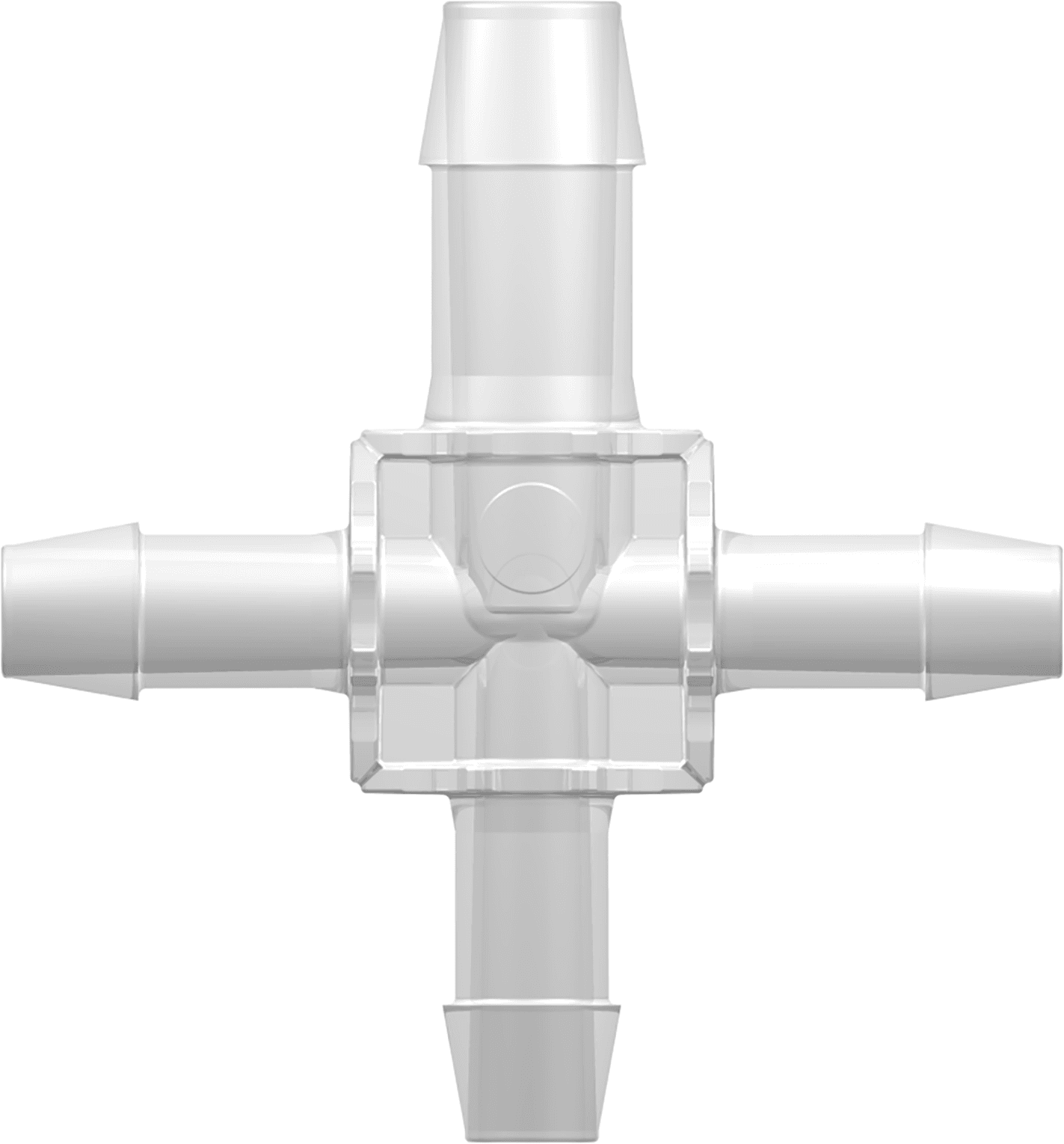 X-Reduzierstück, 600 Series Schlauchtülle 25,4mm (1") ID zu 600 Series Schlauchtülle 19,0mm (3/4") ID, PP (Polypropylene) - Tierfrei Natur