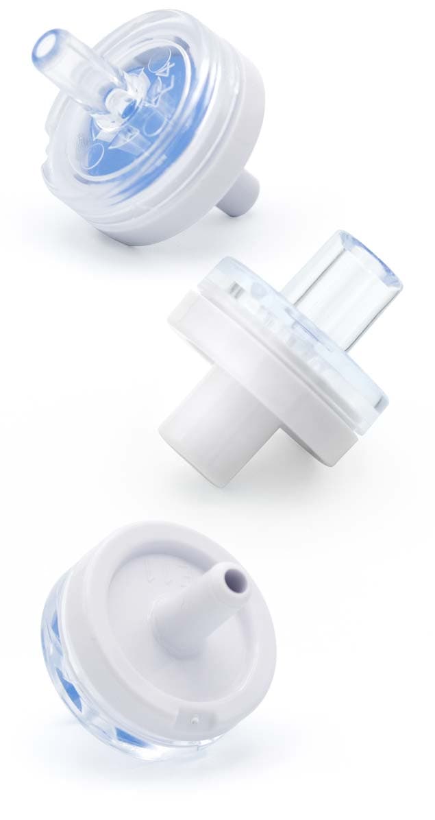 Inline-Rückschlagventil, Gerade Schlauchverbindung 3,3mm - 3,5mm (.130" - .138"), Acryl Transparent/Weiß, 0.1psi