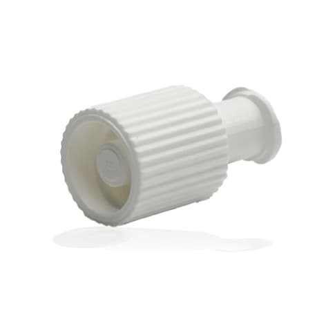 Unbelüftet Männlich - Lock, Luer, PP (Polypropylene), Weiß
