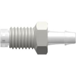 Straight, Male UNF Thread Rotating Adaptor 1/4"-28 to Tube Connection 3,2 mm(1/8")