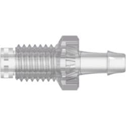 Straight, Male UNF Thread Rotating Adaptor 1/4"-28 to Tube Connection 3,2 mm(1/8")