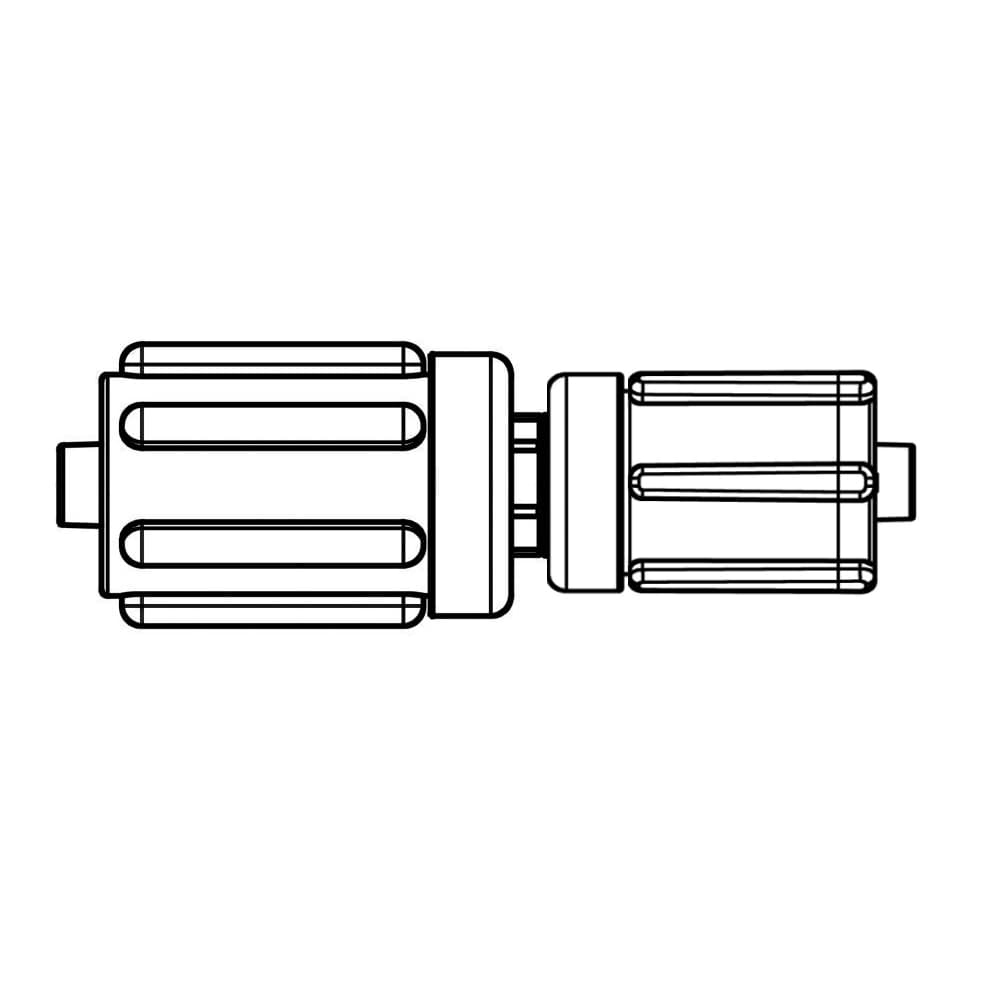 Gerade, Luer Männlich - Drehbarer Adapter zu Luer Männlich - Lock, PC (Polycarbonate) Transparent
