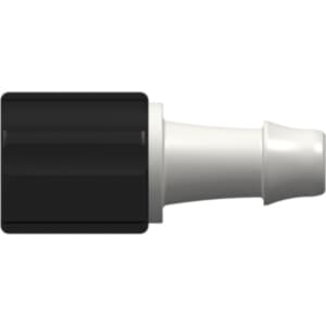 Straight, UNF Female 5/16"-24 to 500 Series Barb 4,8mm (3/16") ID, PA (Polyamide)