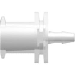 Female Luer Lock to Tube Connection 1,6mm (1/16"), Straight, PP (Polypropylene) - Animal Free, Natural