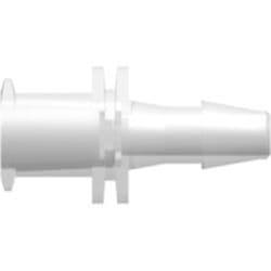 Female Luer Lock to Tube Connection 3,2mm (1/8"), Straight, PP (Polypropylene) - Animal Free, Natural