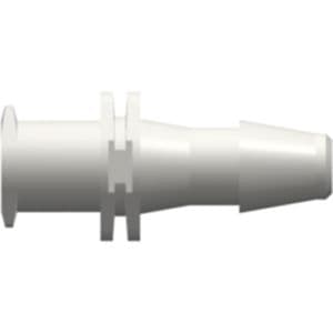 Female Luer Lock to Tube Connection 4,0mm (5/32"), Straight, PA (Polyamide), White