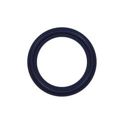 Tuf-Flex® Gasket for Maxi Flange Sanitary Fittings , 1.5" - Maxi Flange ,PTFE/EPDM, Black