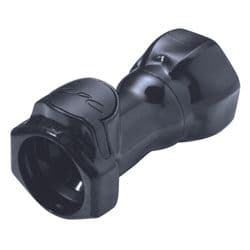 Female Thumb Latch - HFC Series to  3/4" Male GHT Thread, Straight, PSU (Polysulfone) - UV Resistant, Open-Flow