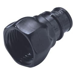 Male Thumb Latch - HFC Series to  3/4" Female GHT Thread, Straight, PSU (Polysulfone) - UV Resistant, Shut-Off